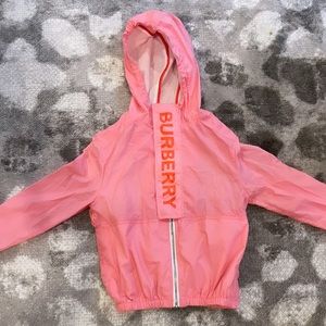 little girls Burberry jacket. Perfect for fall or spring.